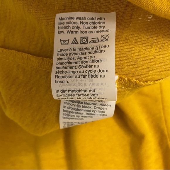 5/$20 J. by J.Crew Mustard Short Sleeve Tee - Picture 7 of 8